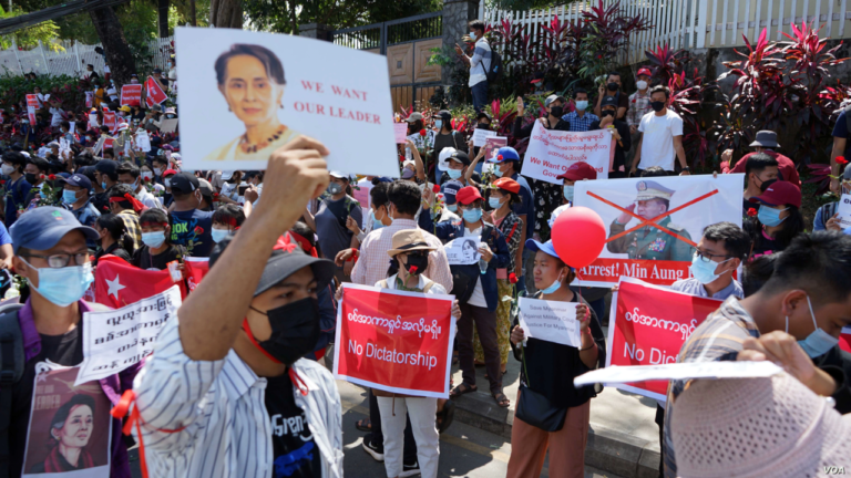 緬甸政變群眾示威遊行